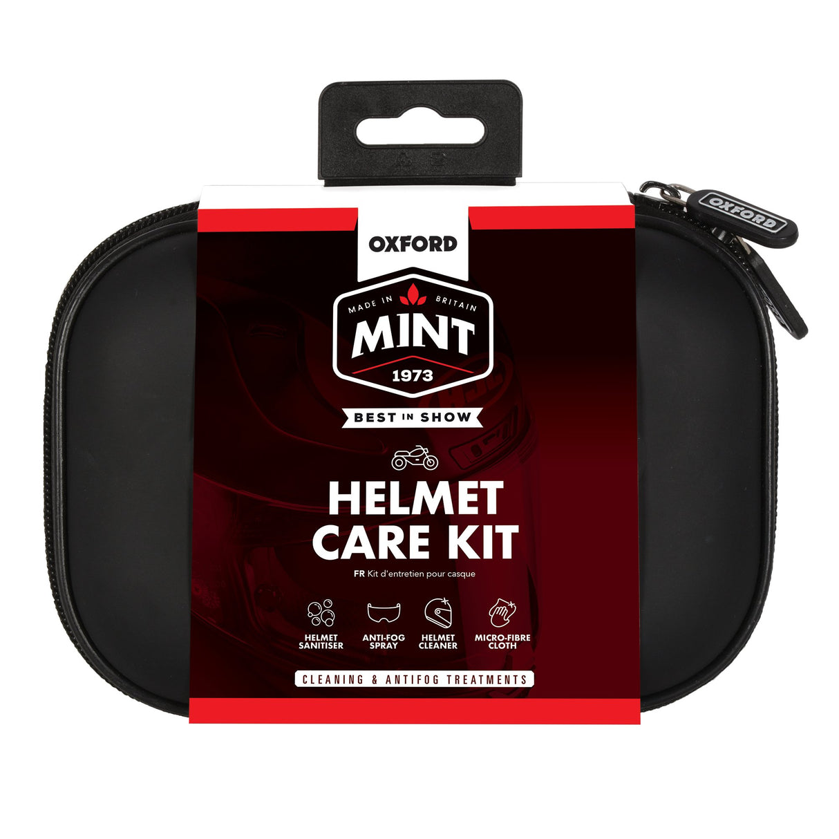 Oxford Mint OC303 Motorcycle Bike Helmet Care Kit Anti-Fog Visor Spray Cleaner