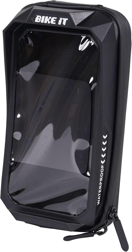 BIKE IT Motorcycle Waterproof Phone Case IP66 With Handlebar & Mirror Mounts for 4-7" Phones