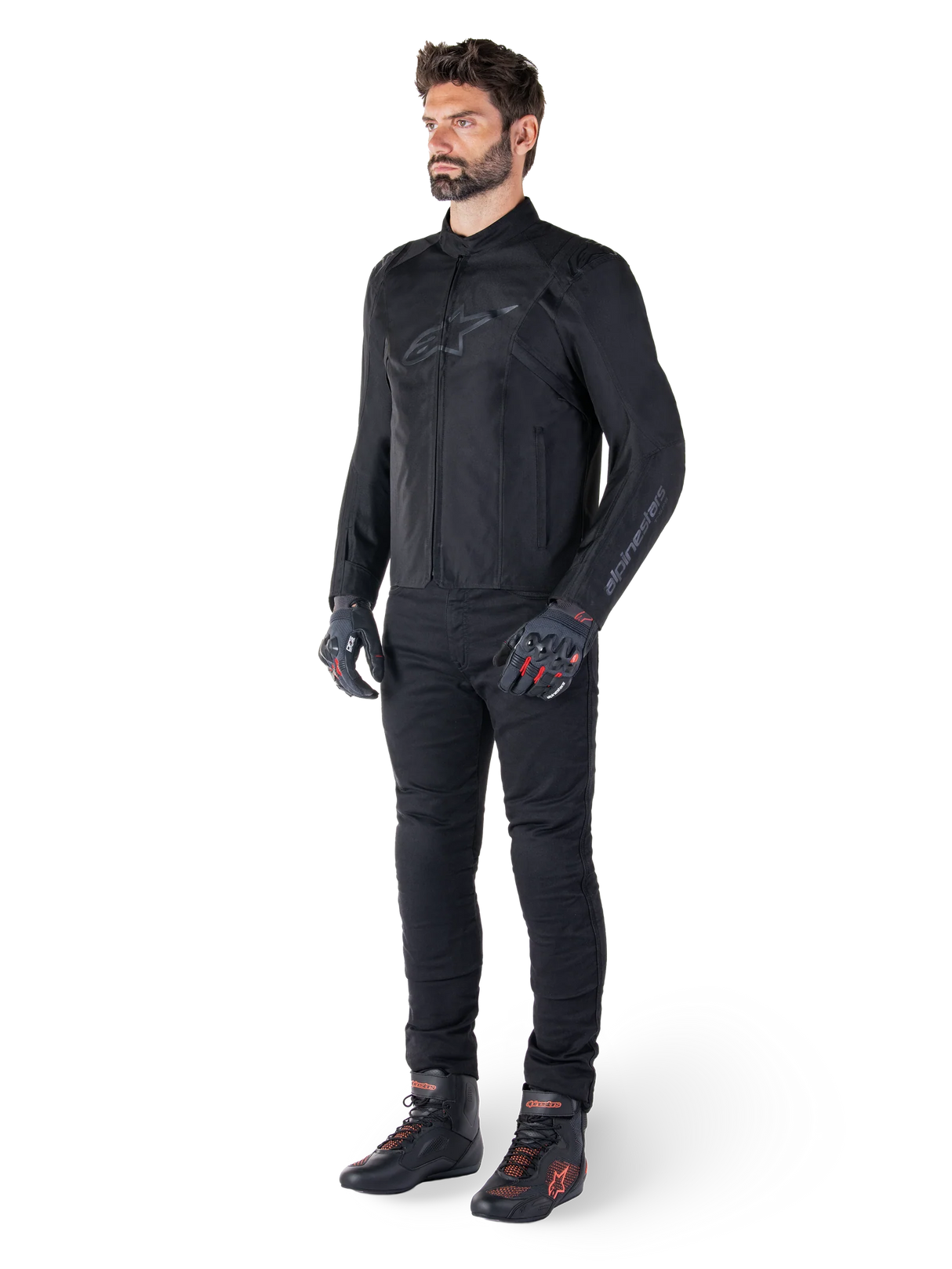 Alpinestars T-SPS V2 Waterproof Men’s Motorcycle Jacket - Black