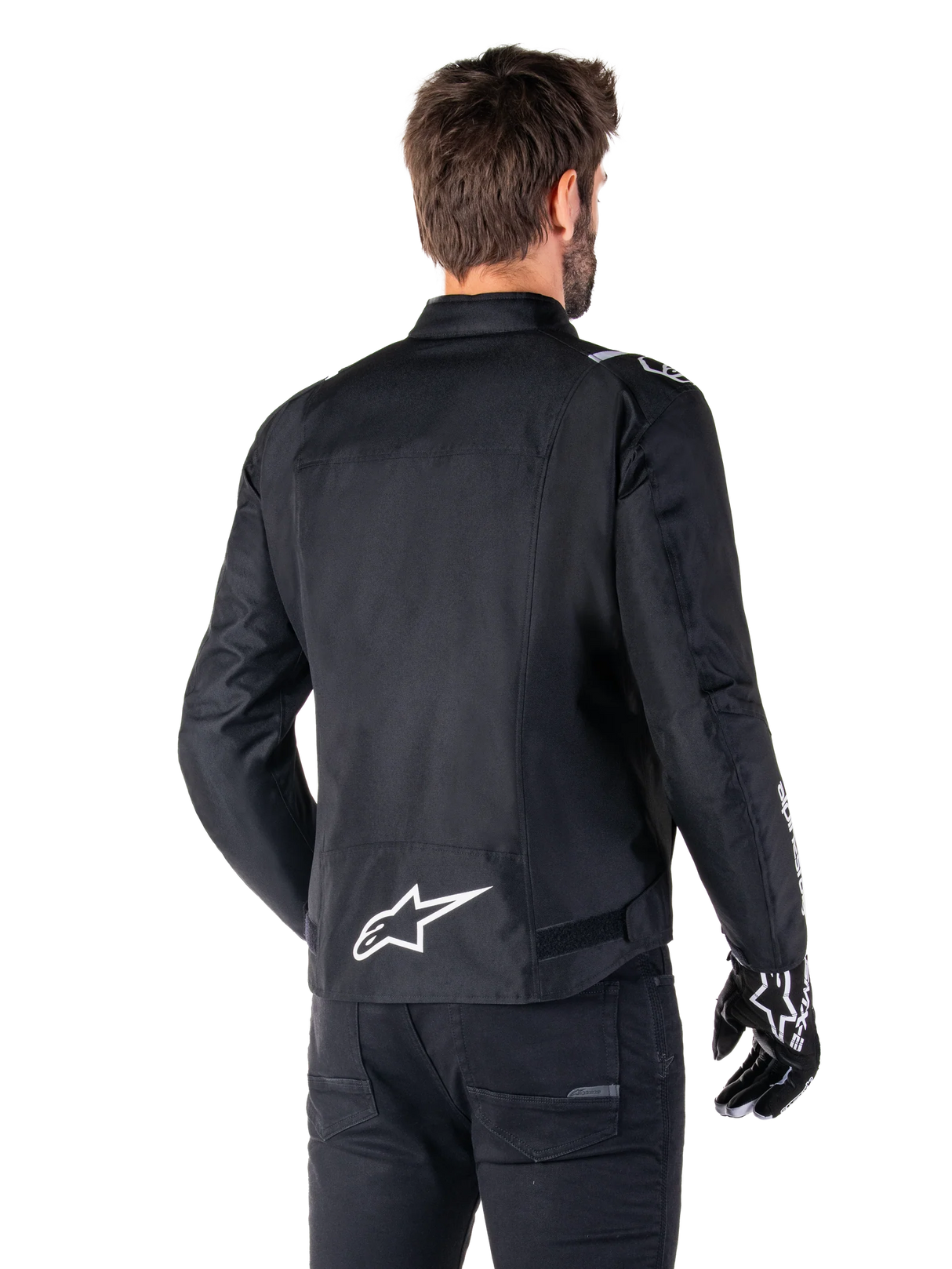 Alpinestars T-SPS V2 Waterproof Men’s Motorcycle Jacket - Black / White