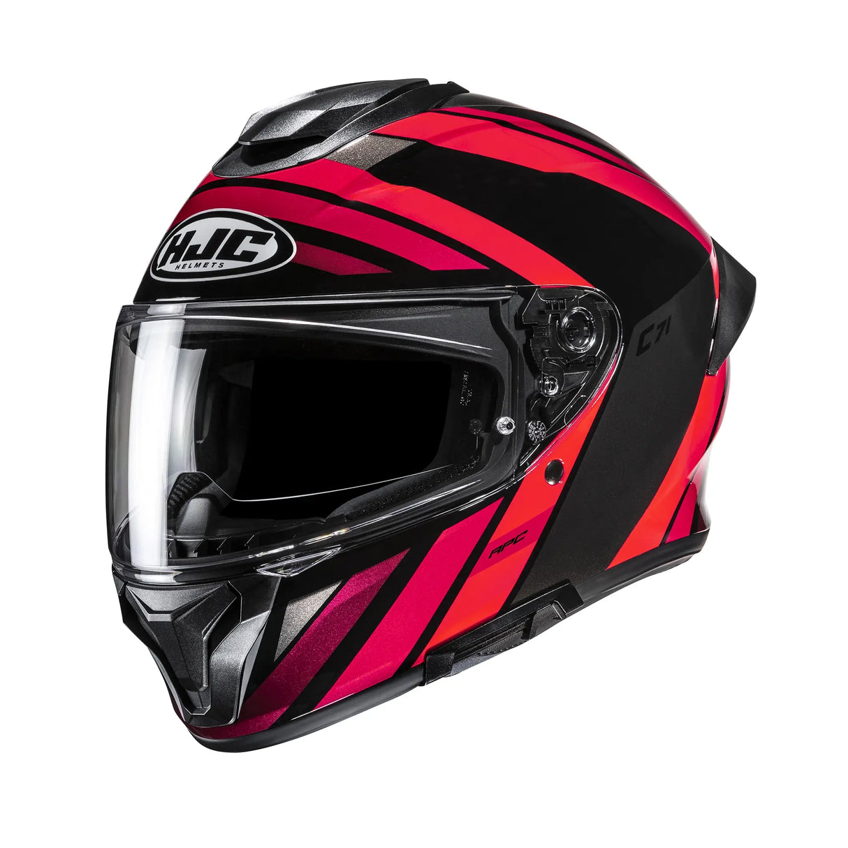 HJC C71 Faber Motorcycle Full Face Helmet Red