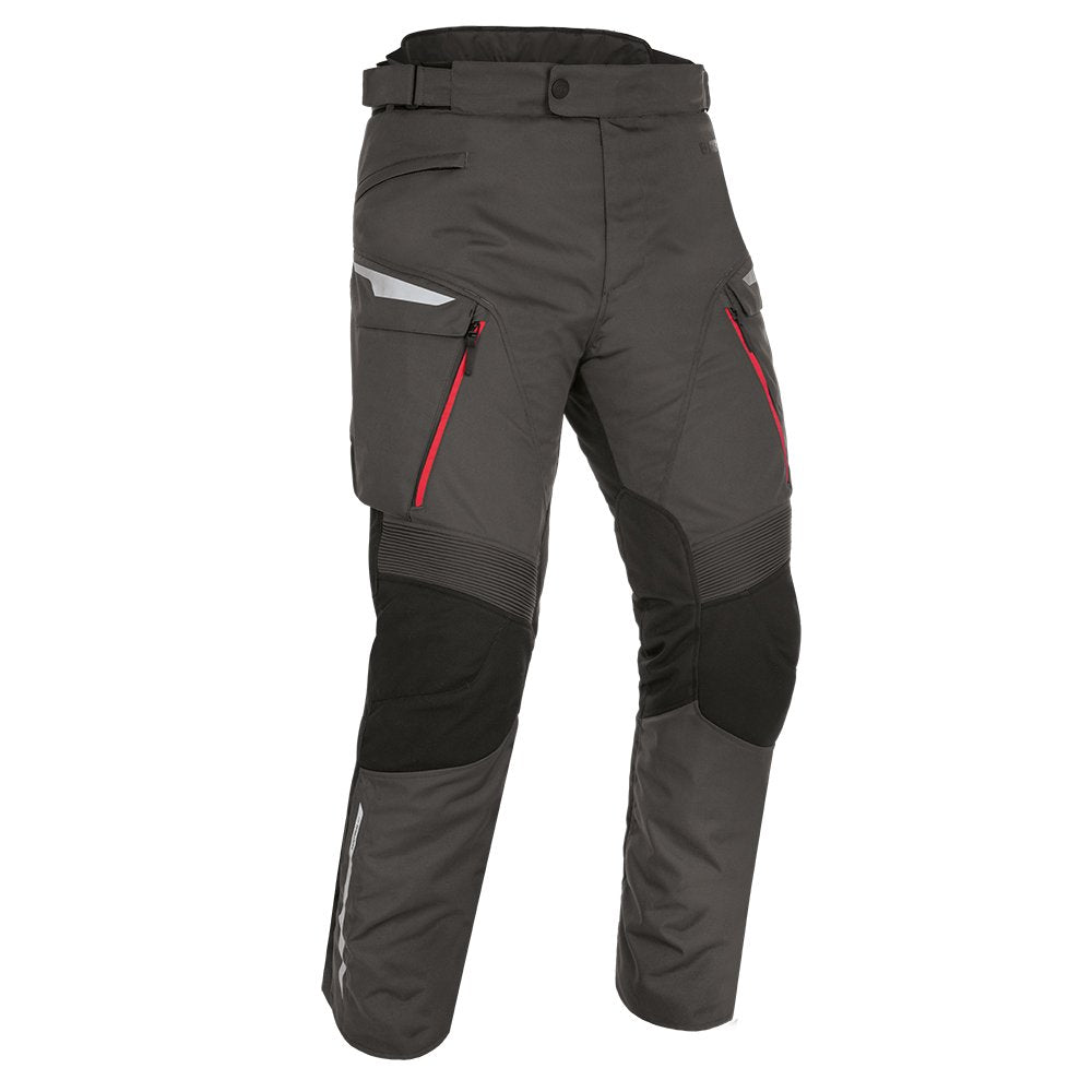 Oxford Montreal 4.0 MS Dry2Dry Motorcycle Trousers Black Grey Red