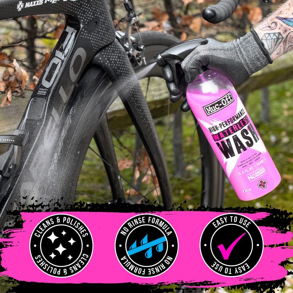 Muc-Off 1132 Waterless Wash Motorcycle Bike Cleaner Spray 750ml
