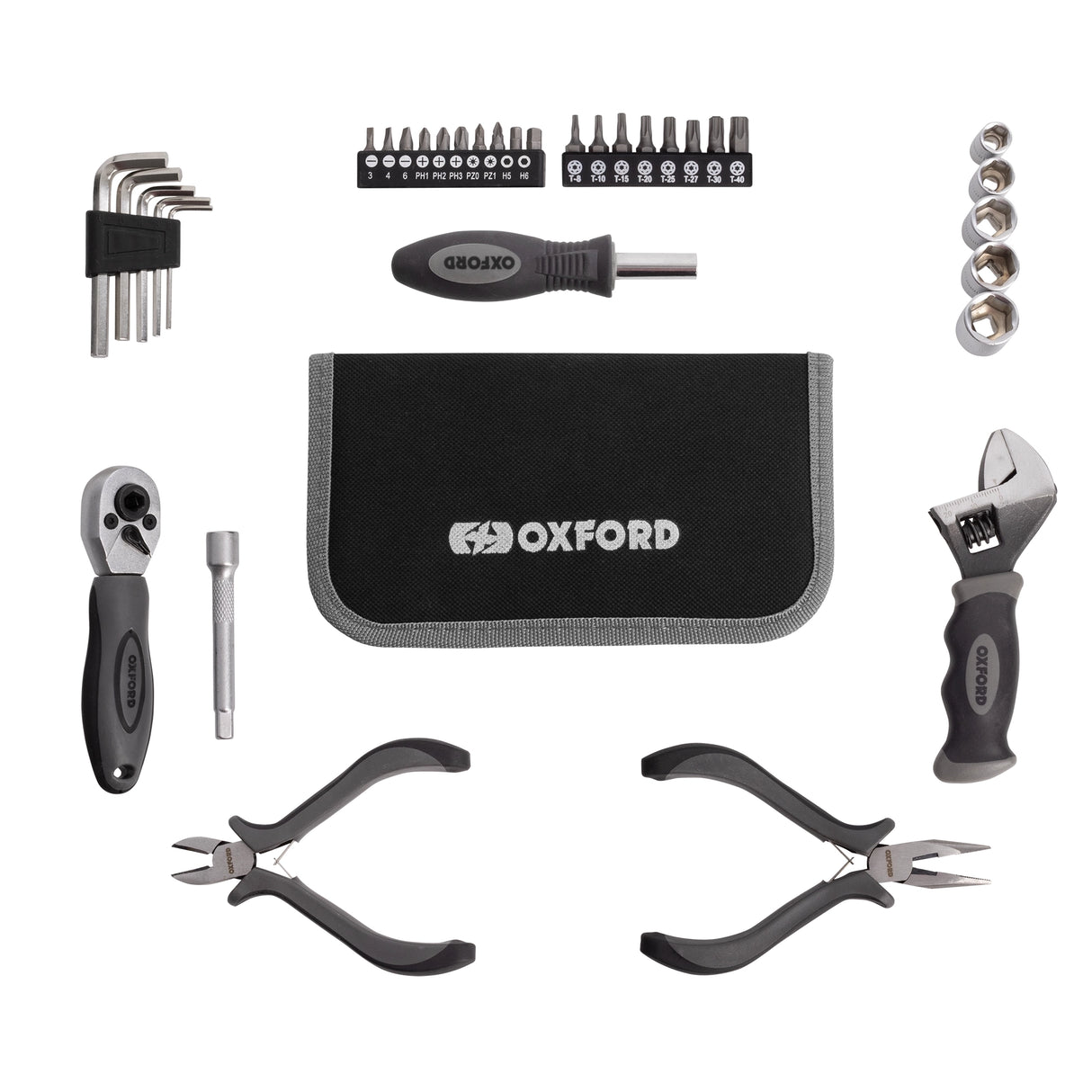 Oxford OX770 Motorcycle 35 Piece Tool Kit Pro V2