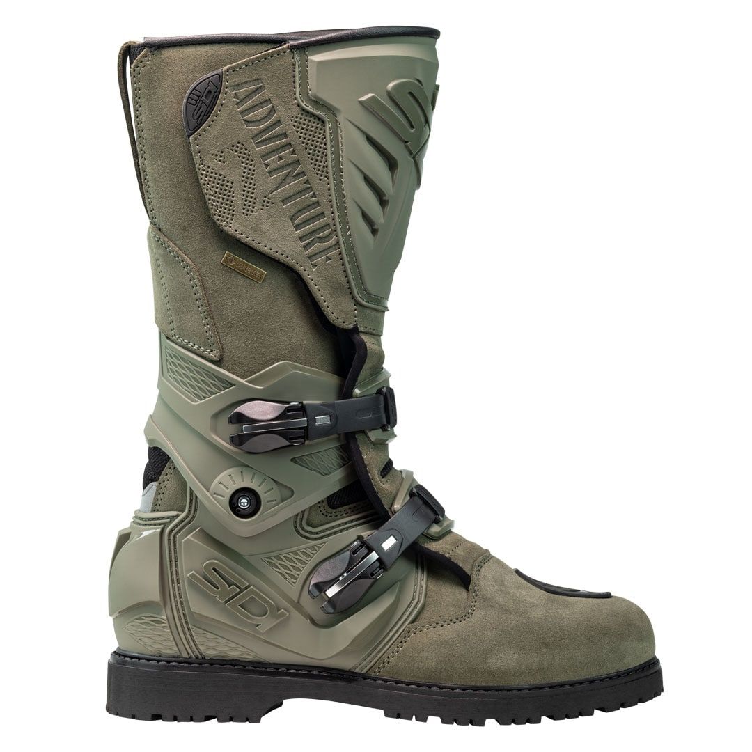Sidi Adventure 2 Gore-Tex Motorcycle Boots Military Green