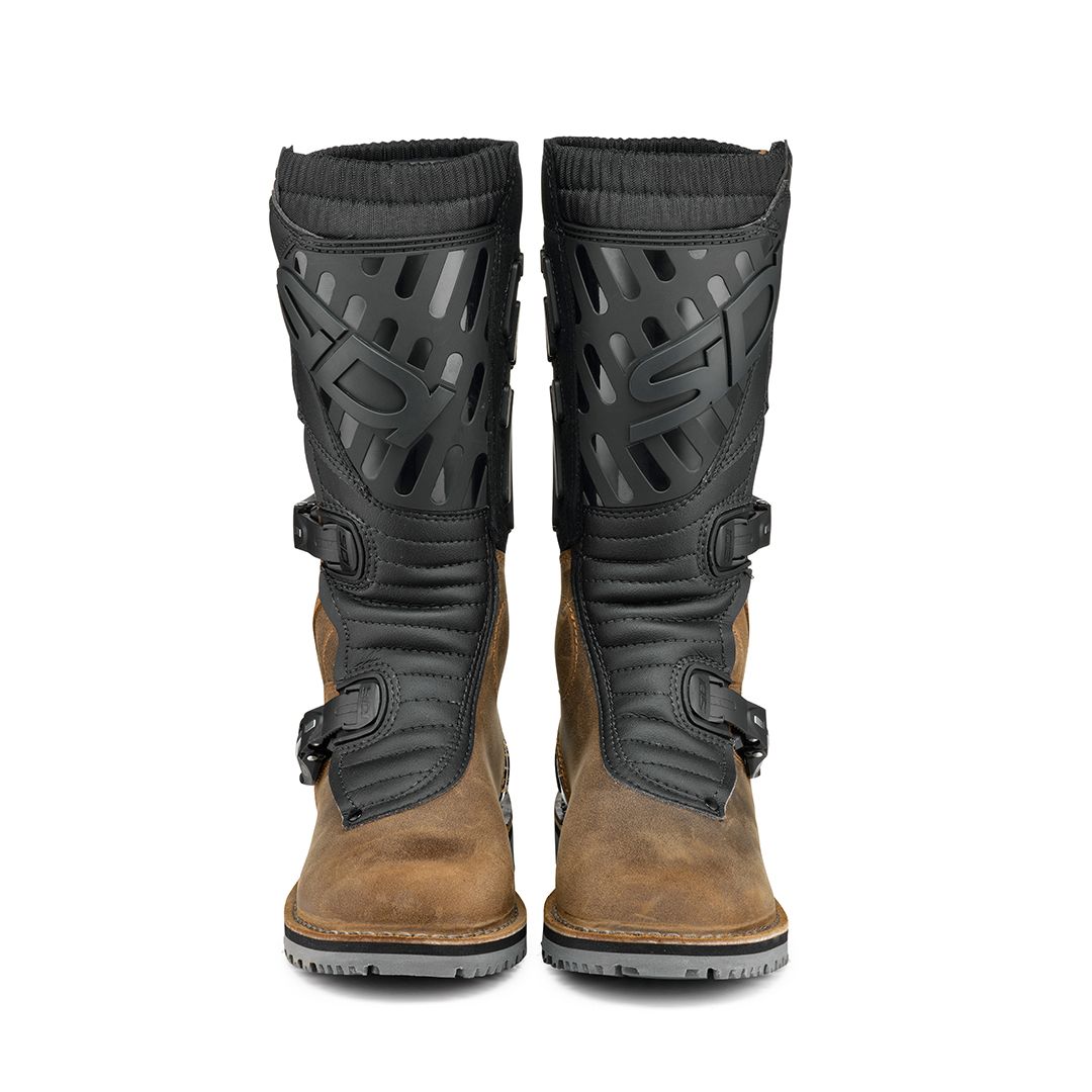 Sidi Trial Zero 2 CE Motorcycle Boots Tobacco Black