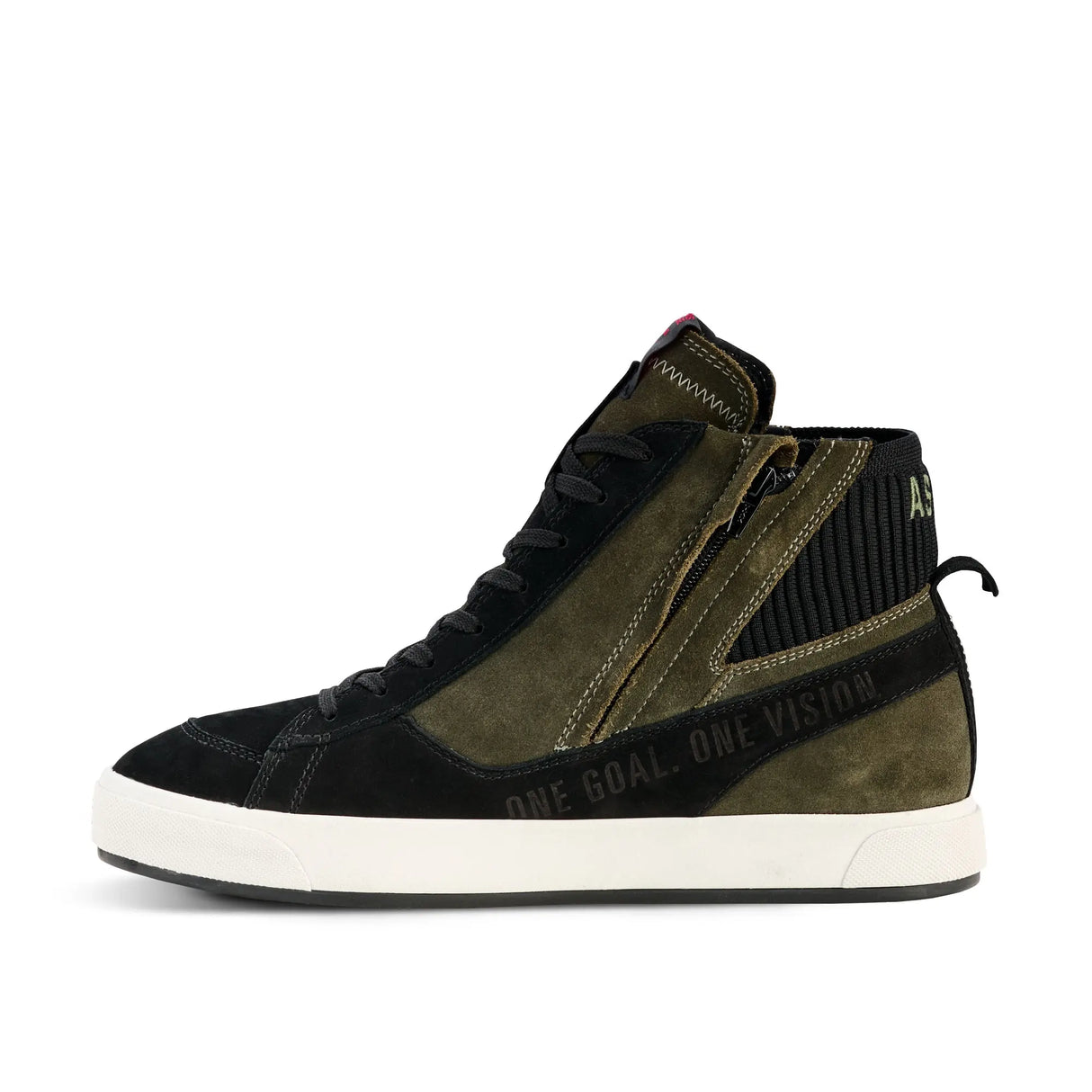 Alpinestars Stated Waterproof Men’s Motorcycle Shoes Military Green Black