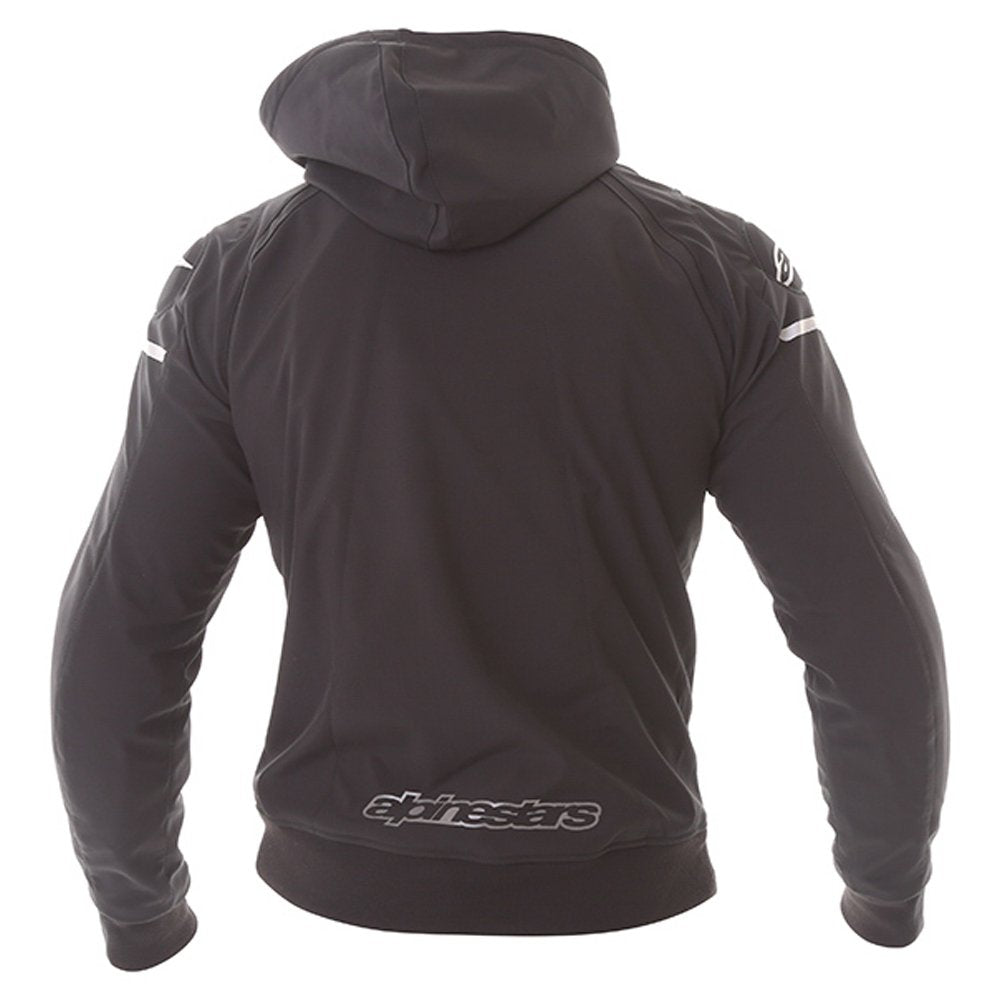 Alpinestars Sektor v2 Tech Armoured Hoodie Black Bright Red Jacket