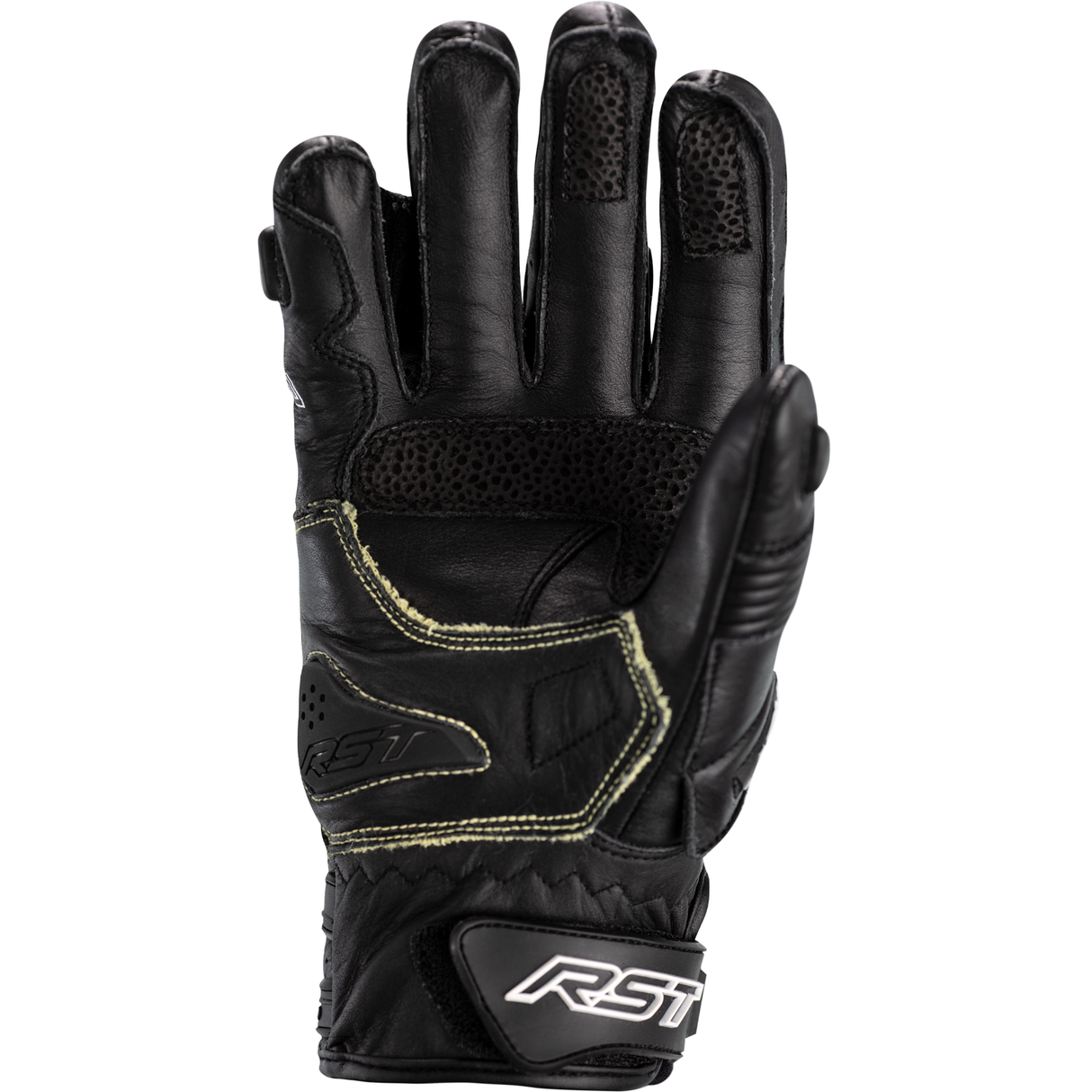 RST Tractech Evo 4 Short CE Motorcycle Leather Mens Gloves Black