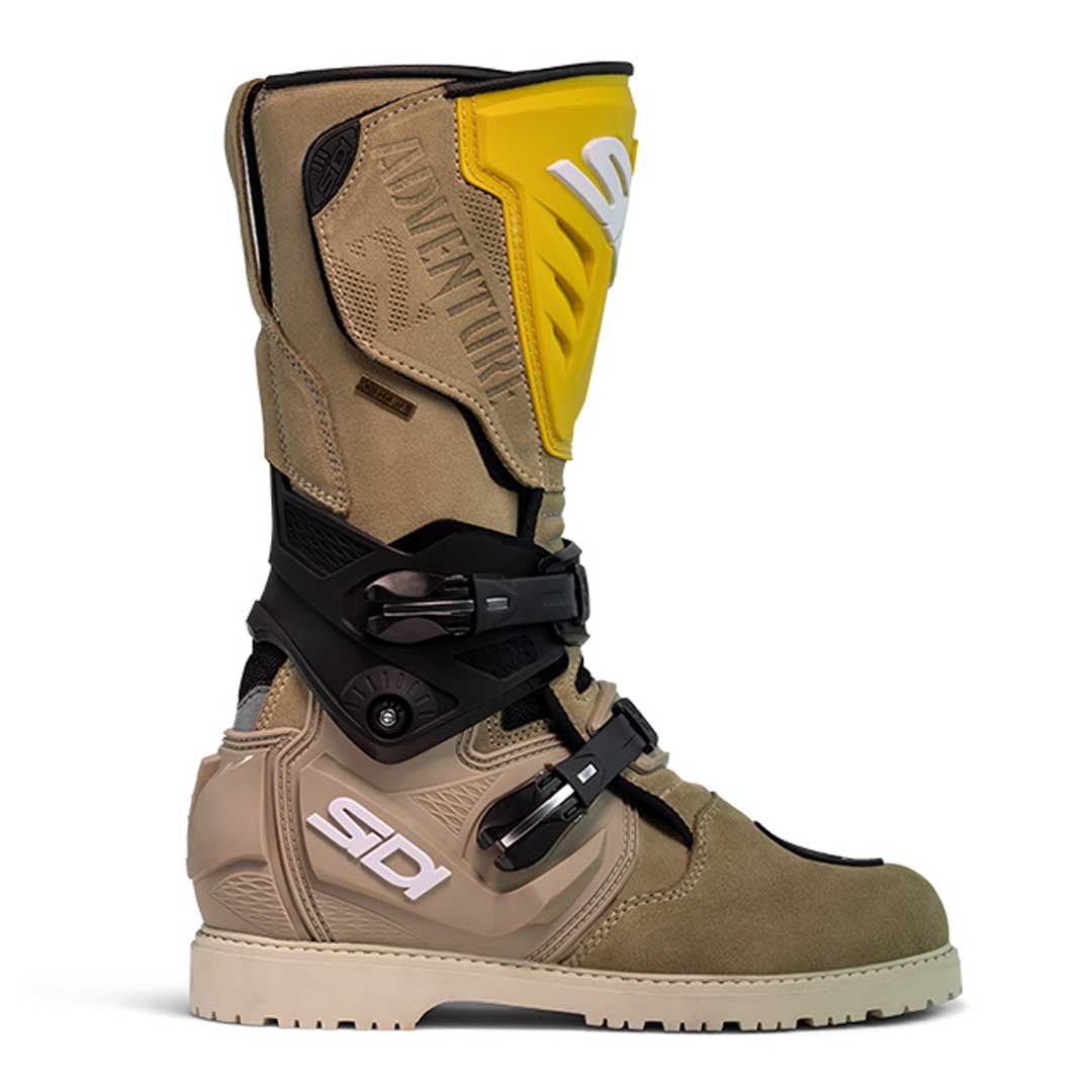 Sidi Adventure 2 Gore-Tex Motorcycle Boots Sand/Ochre