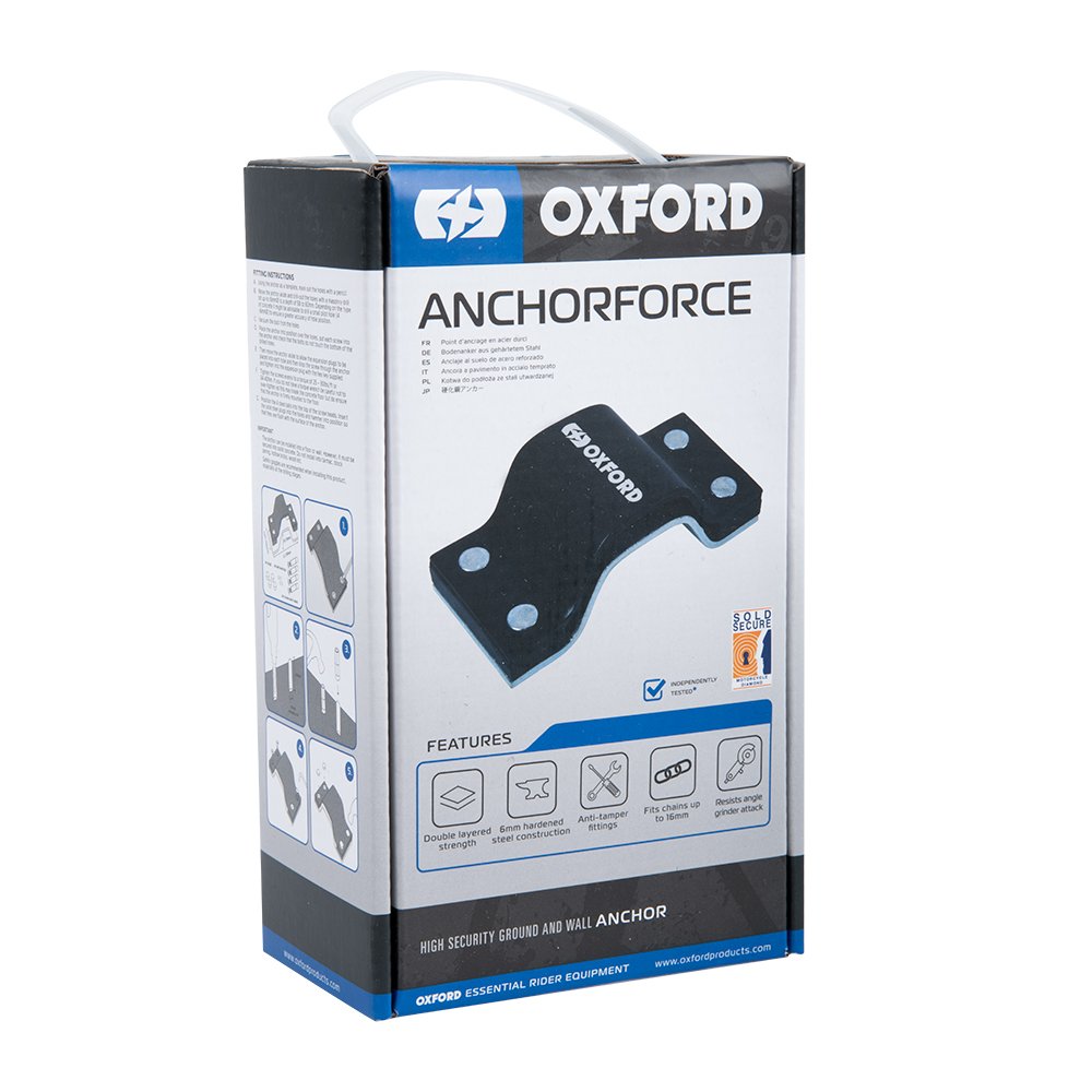 Oxford LK404 AnchorForce Motorcycle Ground Wall Anchor Force Security