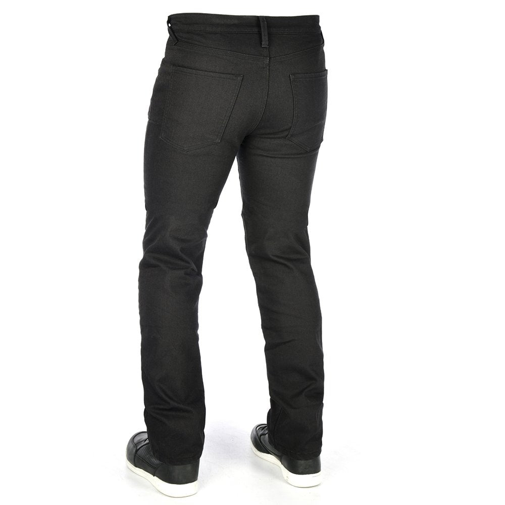 Oxford Original Approved AA Dynamic Men's Motorcycle Jeans Straight Black