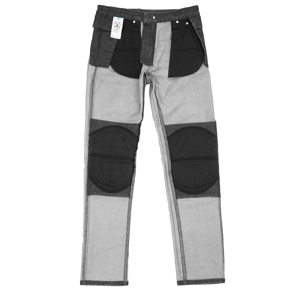 Oxford Original Approved AA Dynamic Men's Motorcycle Jeans Straight Black