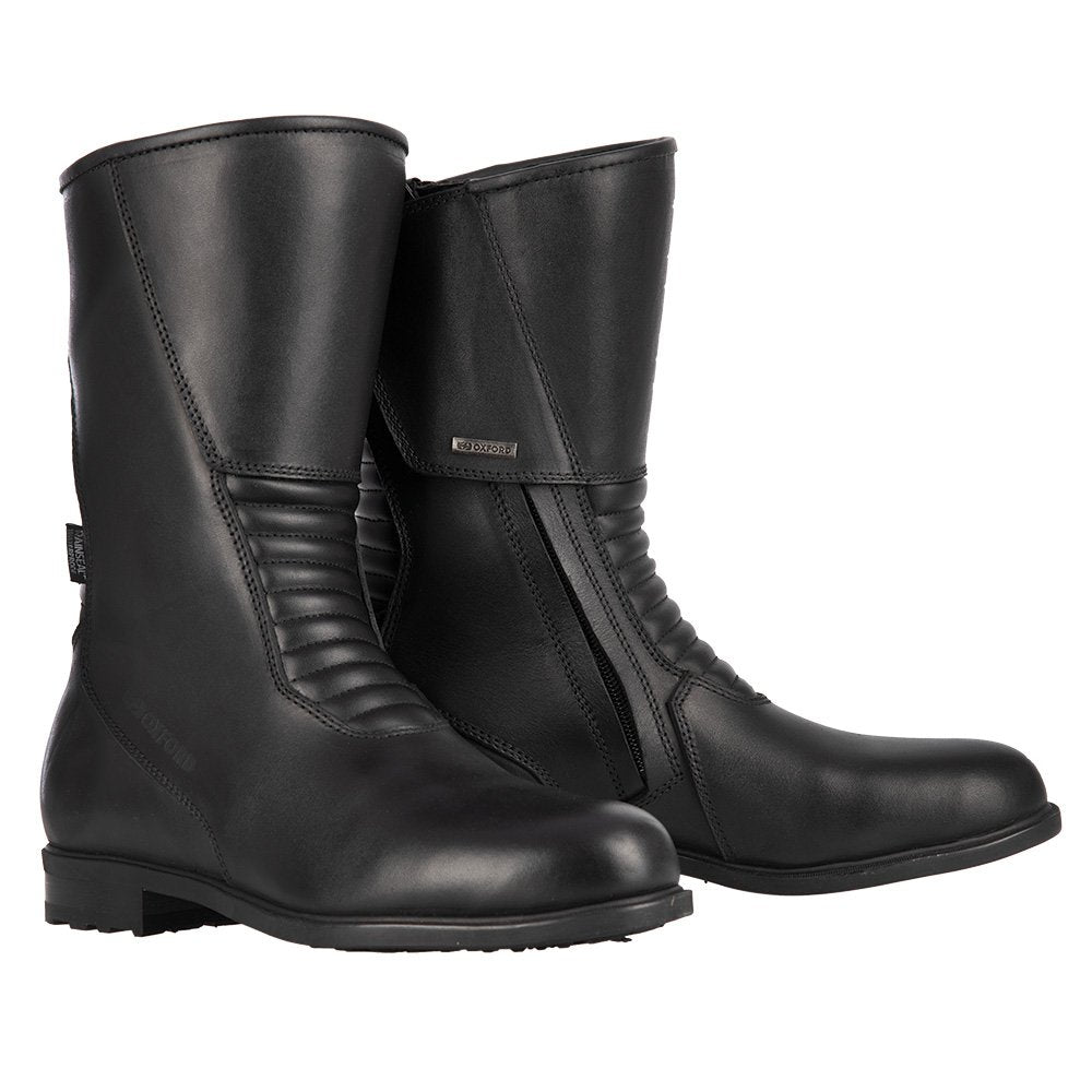 Oxford Valentina WS Boots Black ladies motorcycle ankle boot