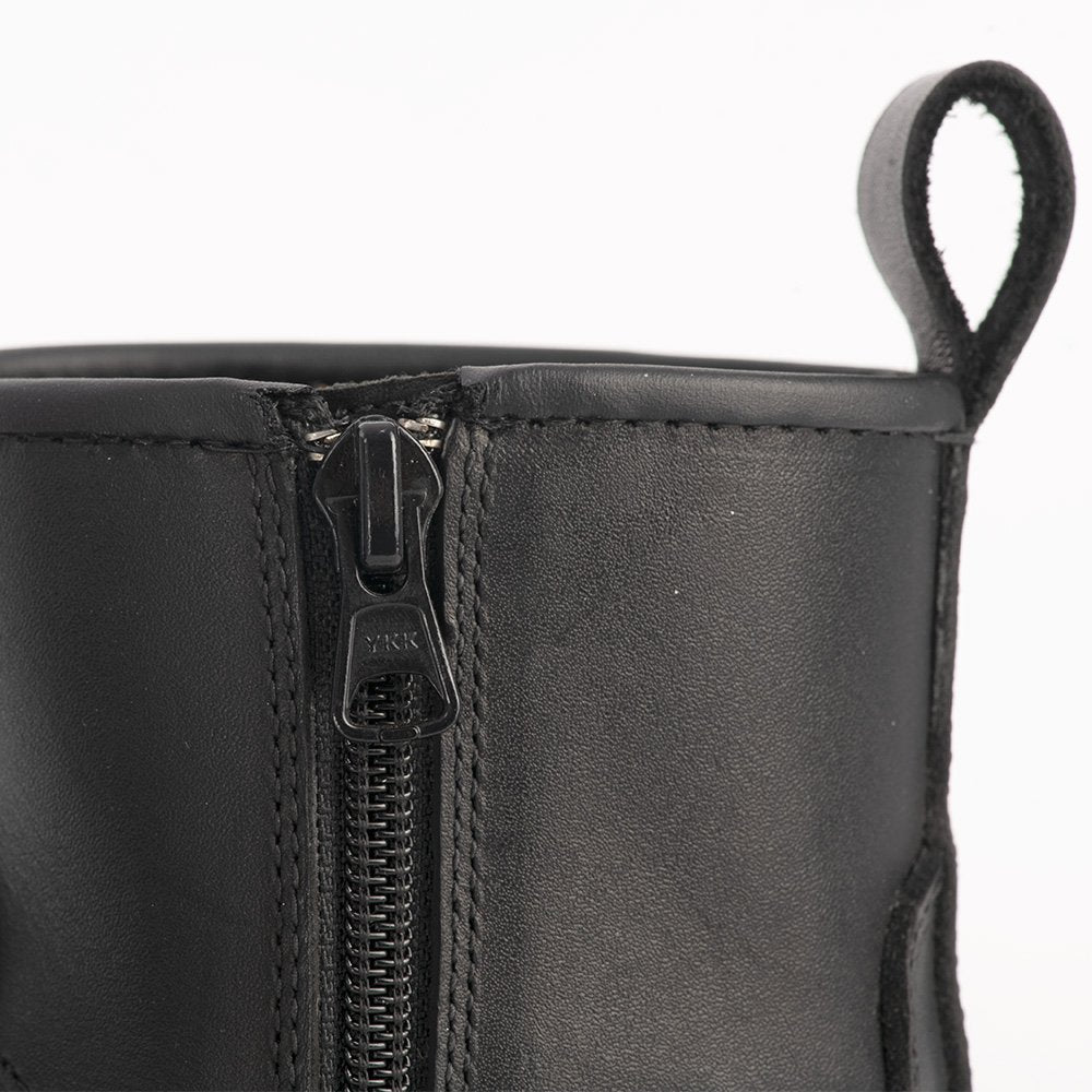 Oxford Womens Sofia Motorcycle Ankle Boots Black