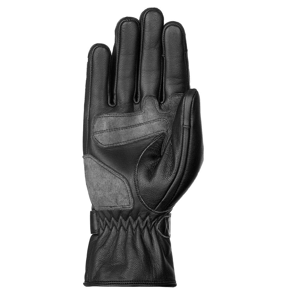 Oxford Holton 2.0 Leather Motorcycle Gloves Black