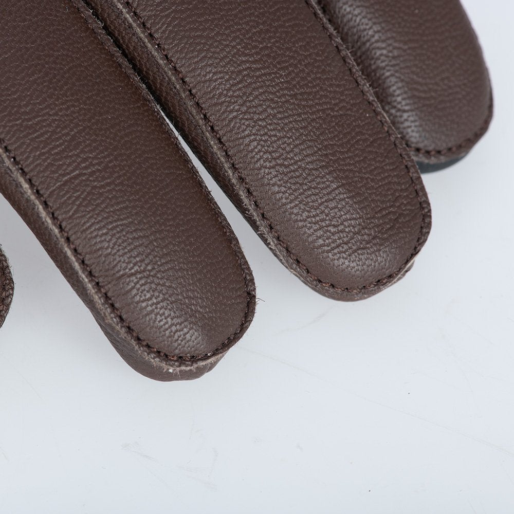 Oxford Holton 2.0 Leather Motorcycle Gloves Brown