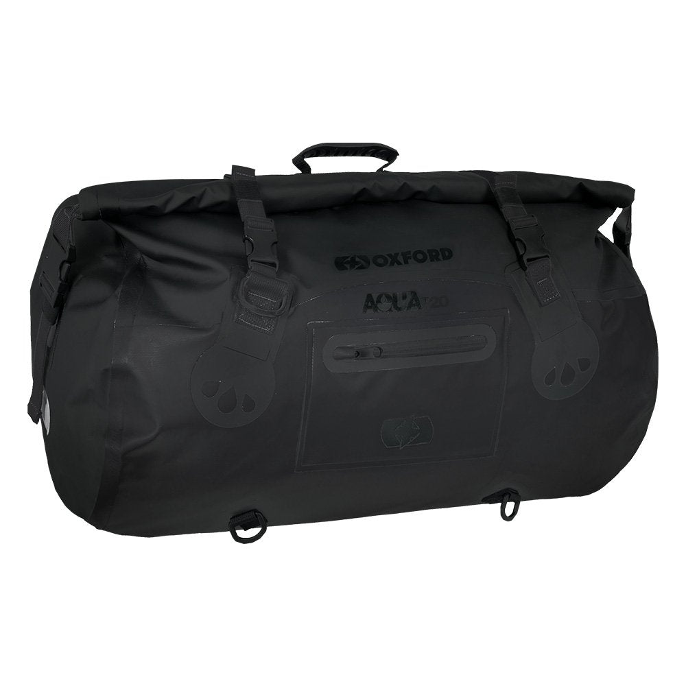 Oxford AQUA T-20 Waterproof Motorcycle Motorbike Roll Bag 20L Black