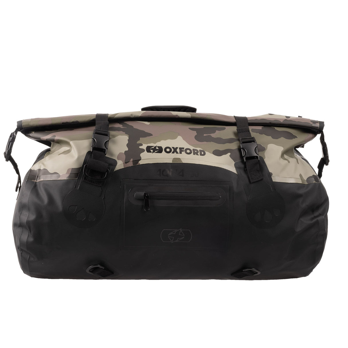 Oxford AQUA T-50 Waterproof Motorcycle Motorbike Roll Bag 50L Camouflage/Black