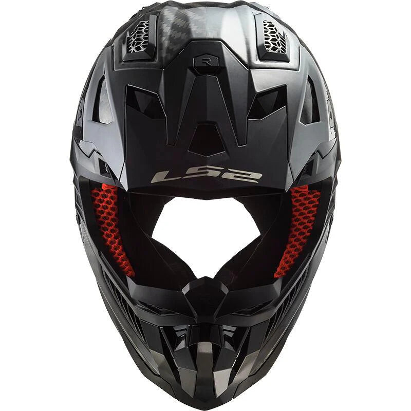 LS2 MX703 X-Force Gloss Carbon Motorcycle Helmet