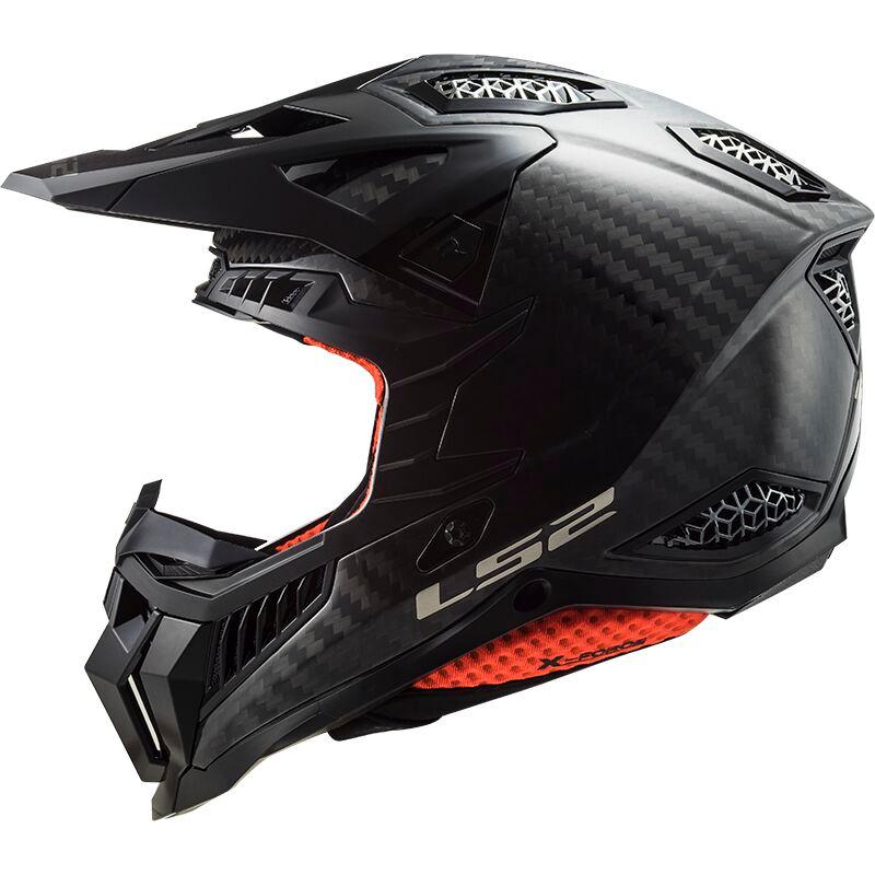 LS2 MX703 X-Force Gloss Carbon Motorcycle Helmet