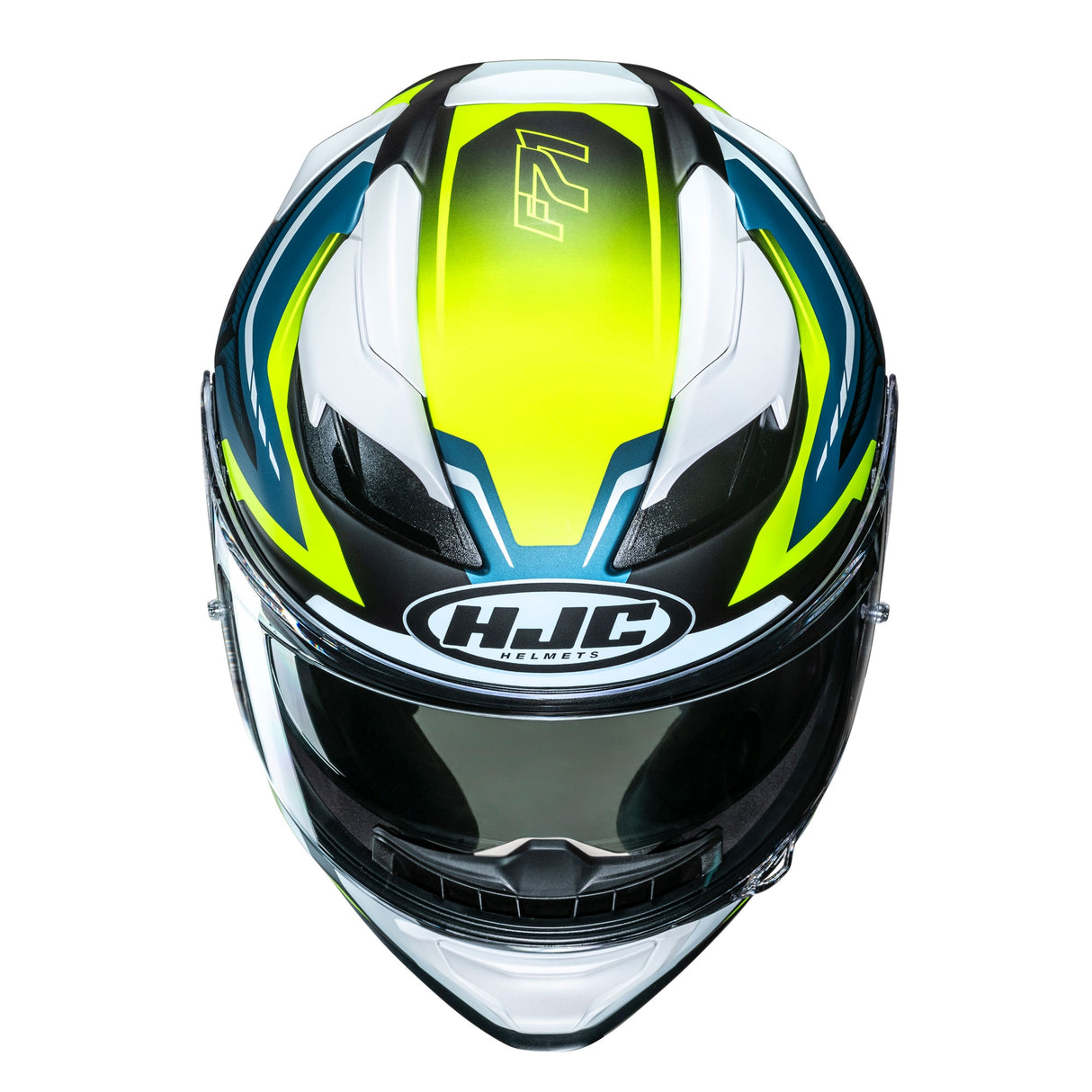 HJC F71 Fes Motorcycle Full Face Helmet Yellow