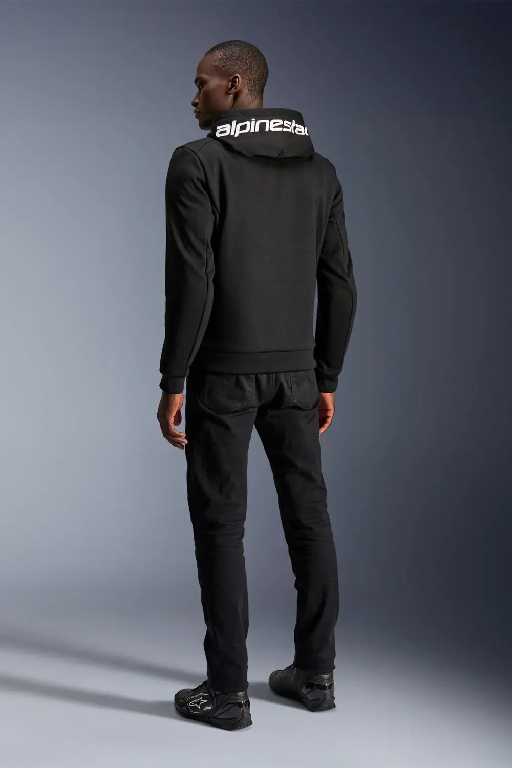 Alpinestars Chrome V2 Sport Men’s Motorcycle Armoured Hoodie Black / White