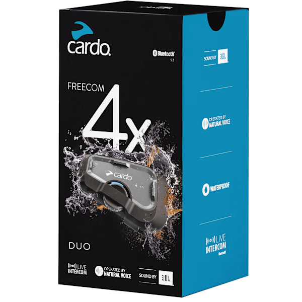 Cardo Freecom 4X Bluetooth Intercom 4 Way Duo