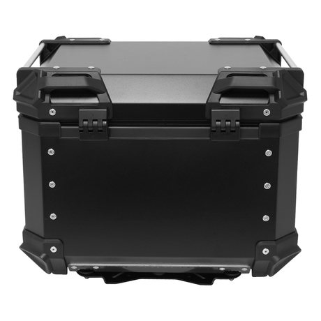 Bike It Rigid Aluminium Luggage Lockable Top Box Universal Fit