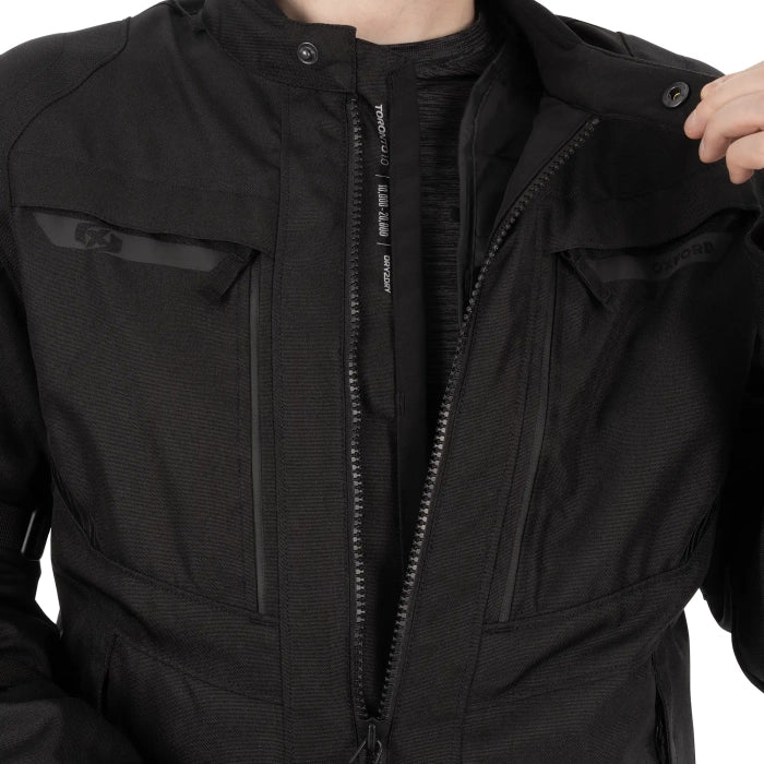 Oxford Toronto 1.0 D2D Men's Motorcycle Jacket Stealth Black