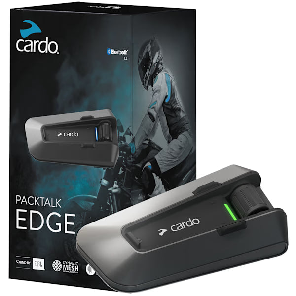 Cardo Packtalk Edge Mesh Bluetooth Intercom Single