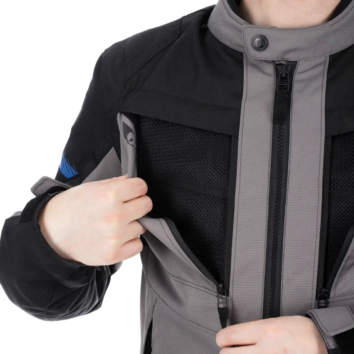 Oxford Toronto 1.0 D2D Men's Motorcycle Jacket Black / Grey / Blue