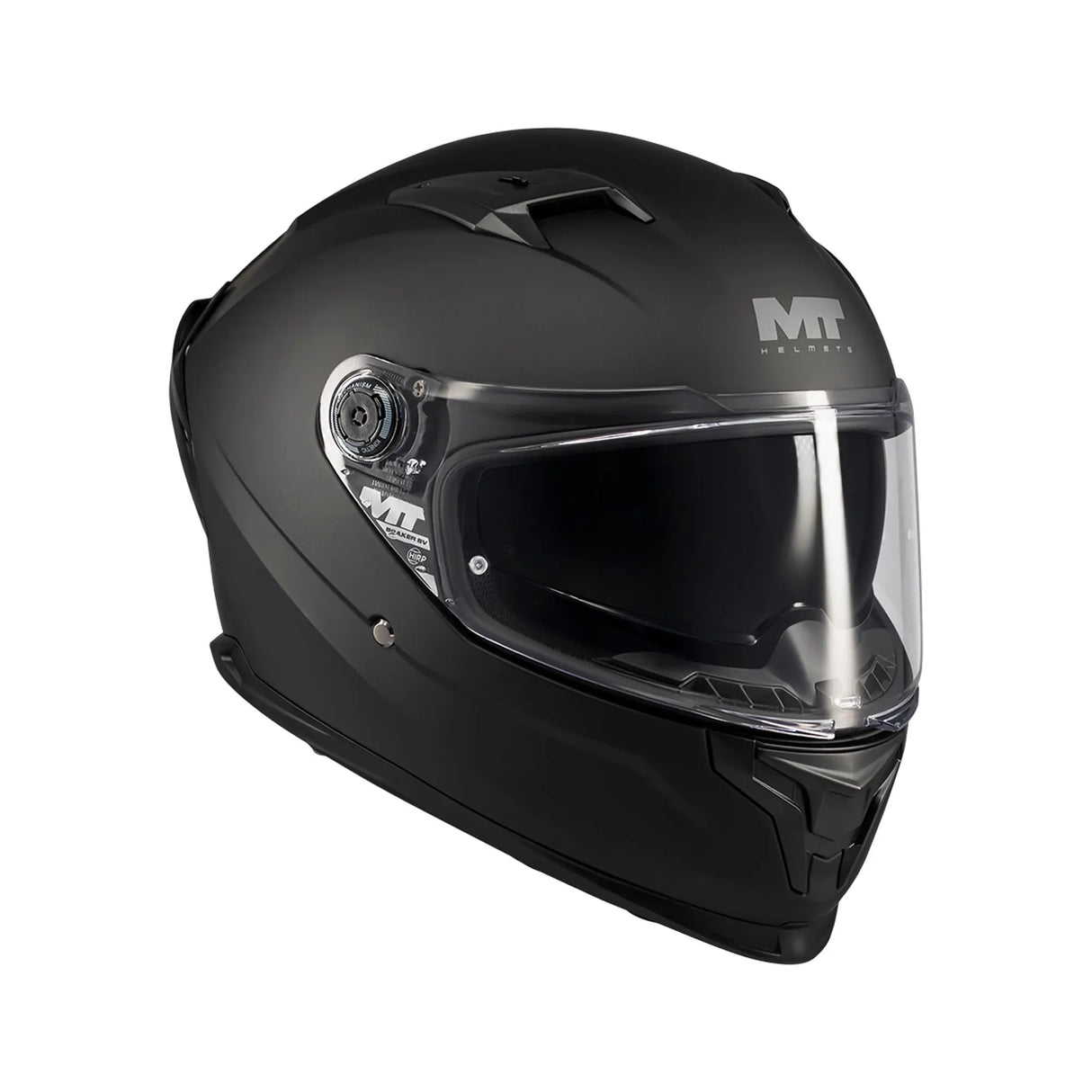 MT Braker SV Pure Motorcycle Full Face Helmet Matt Black