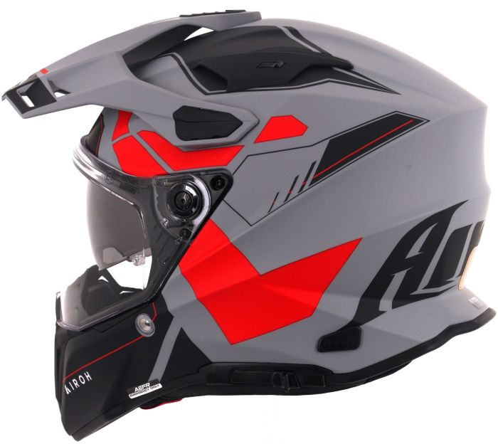 Airoh Commander 2 Reveal Red Fluo Matt Motorcycle Helmet
