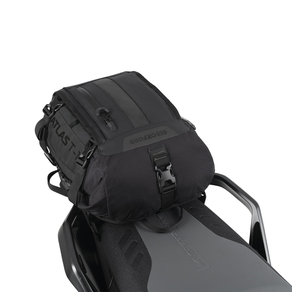 Oxford Atlas T-10 Advanced Tourpack Motorcycle Motorbike Luggage Tail Bag 10L Black
