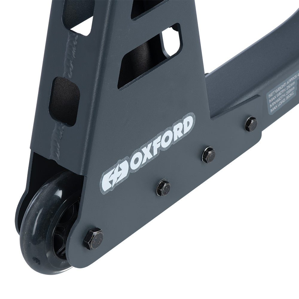 Oxford OX285 ZERO-G LITE Motorcycle Lightweight Front Paddock Stand Heavy Duty