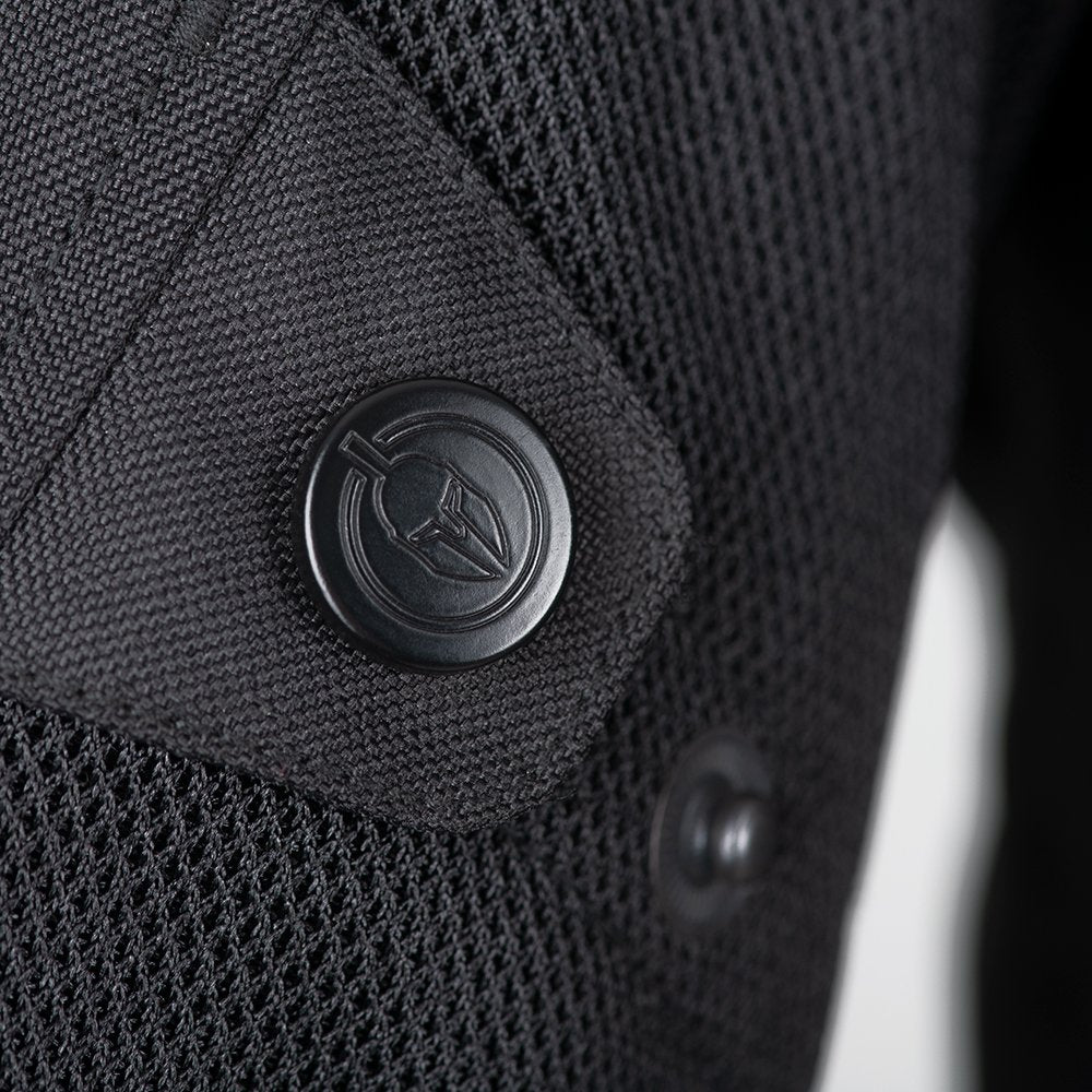 Spartan Air Men's Motorcycle Jacket Stealth Black