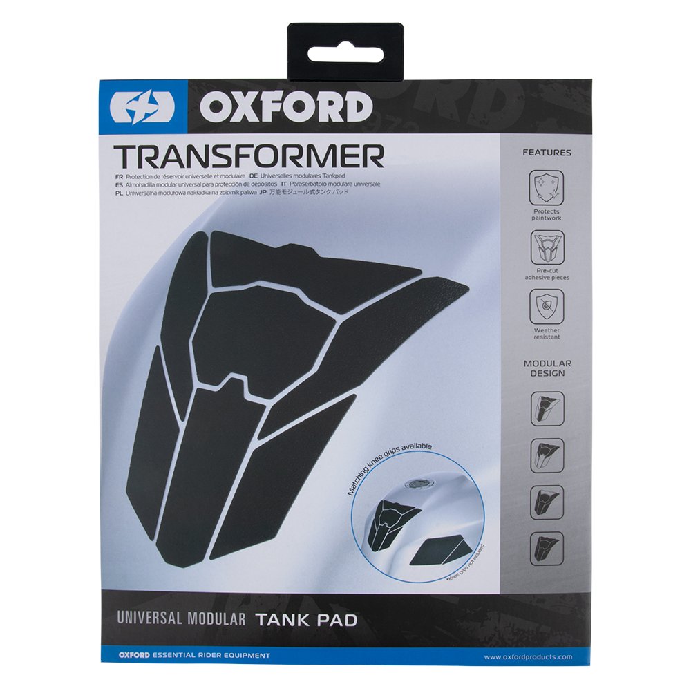 Oxford OX798 Motorcycle Transformer - Modular Tank Pad Spine Paint Protector