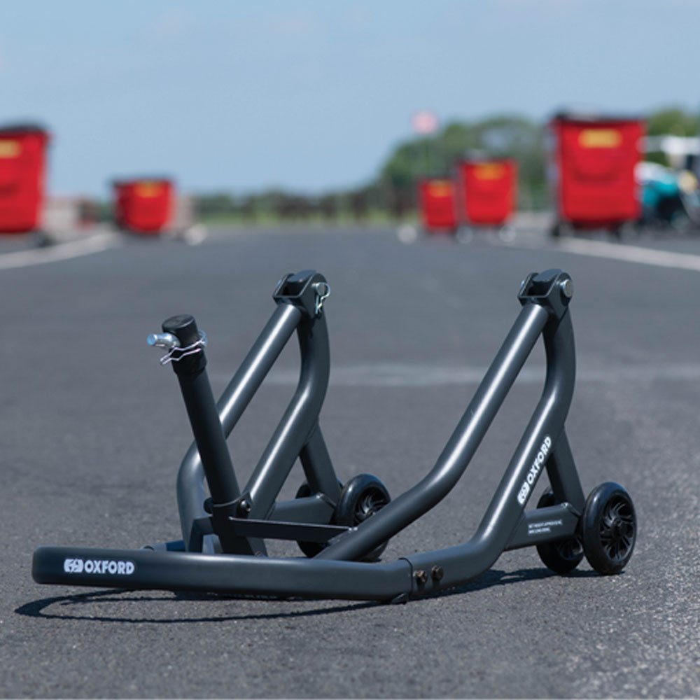 Oxford OX265 ZERO-G Headstock Motorcycle Front Paddock Stand Heavy Duty