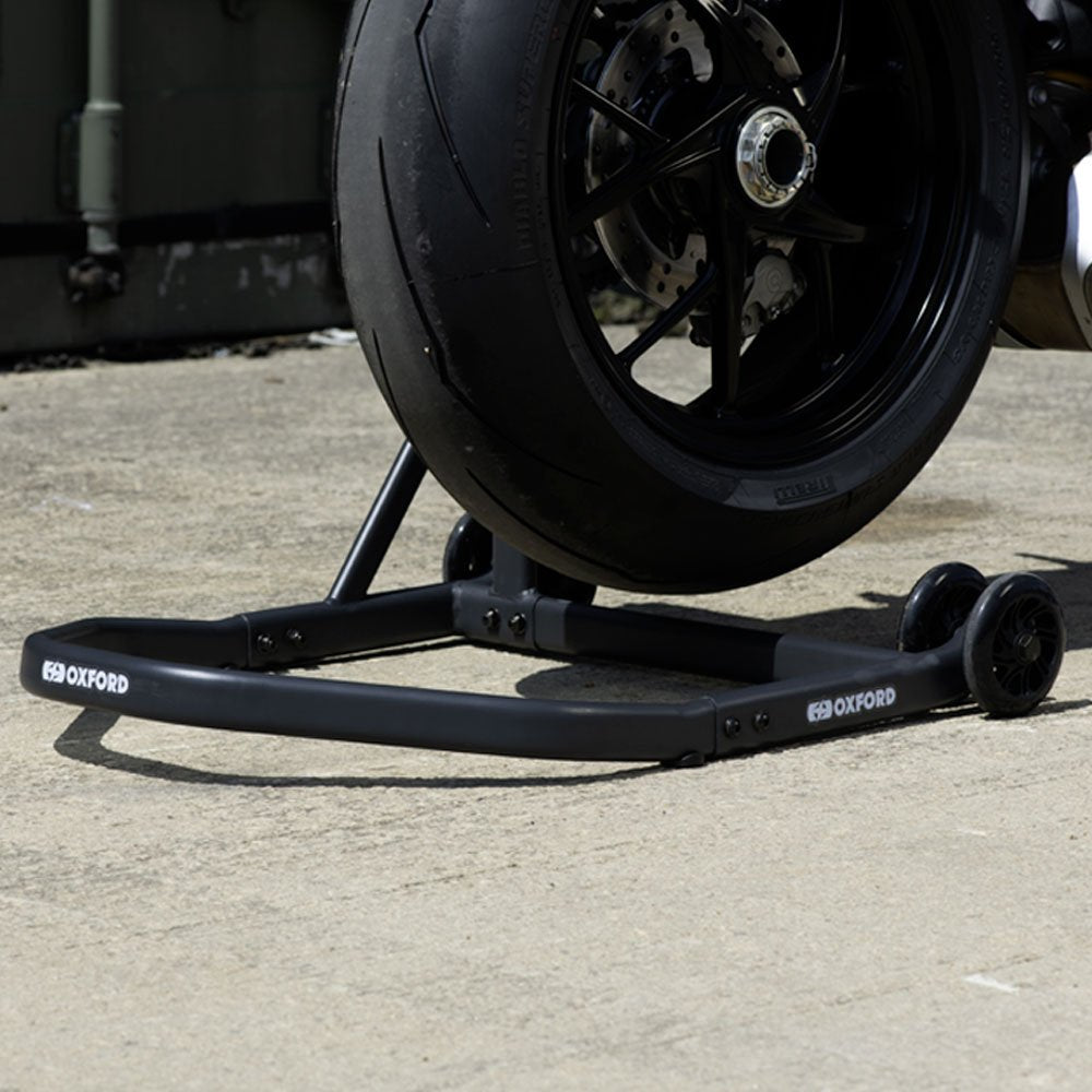 Oxford OX266 ZERO-G Motorcycle Single Sided Paddock Stand Heavy Duty