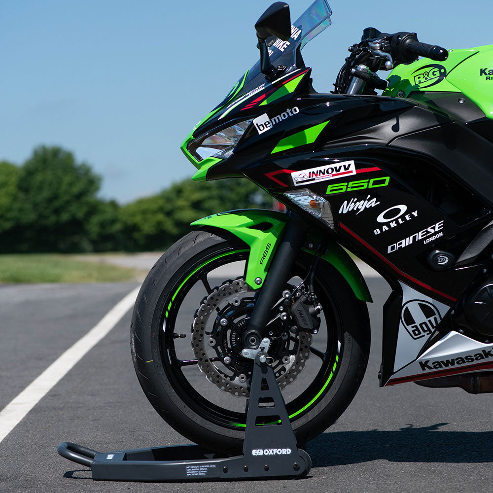 Oxford OX285 ZERO-G LITE Motorcycle Lightweight Front Paddock Stand Heavy Duty