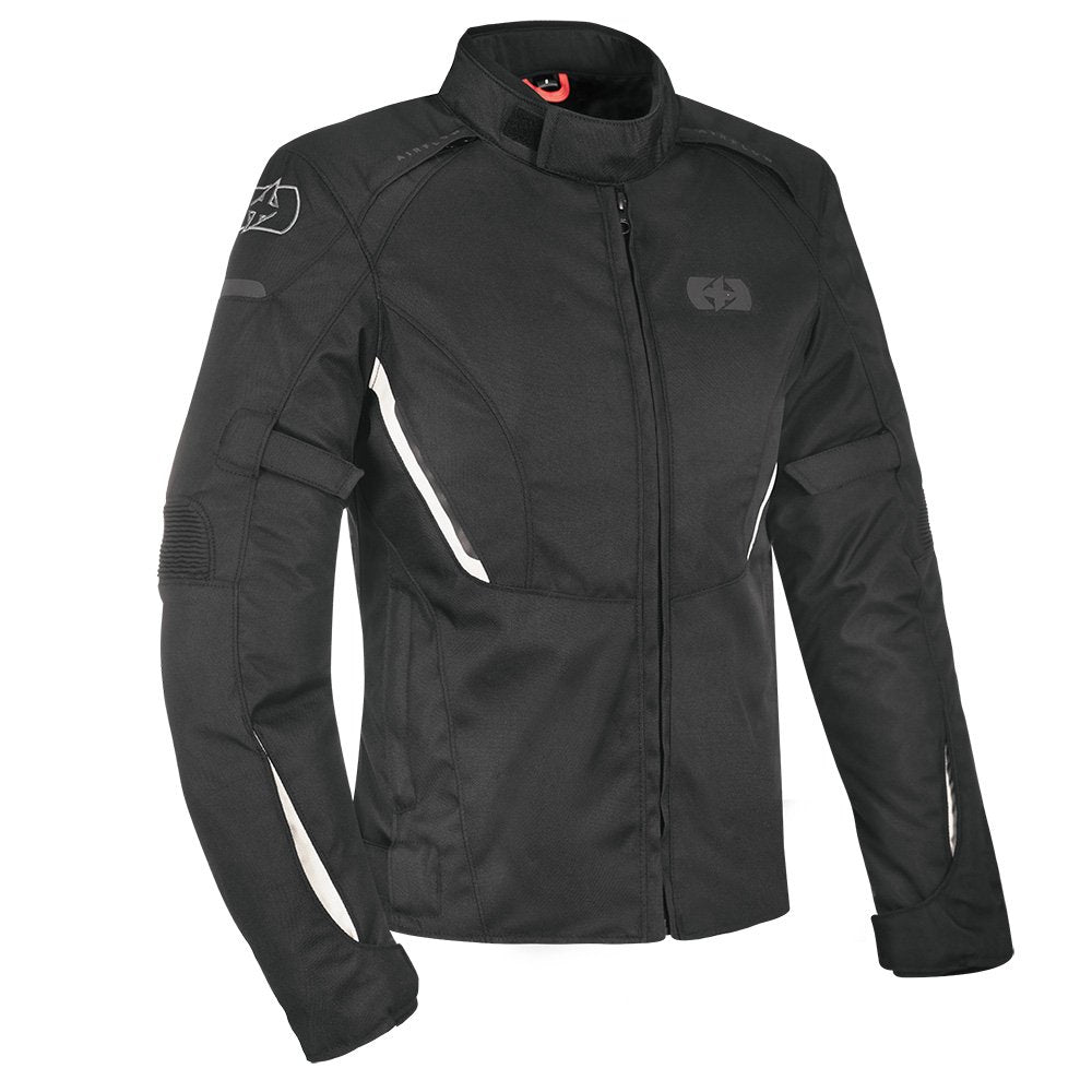 Oxford Iota 1.0 Ladies Motorcycle Jacket Tech Black/White