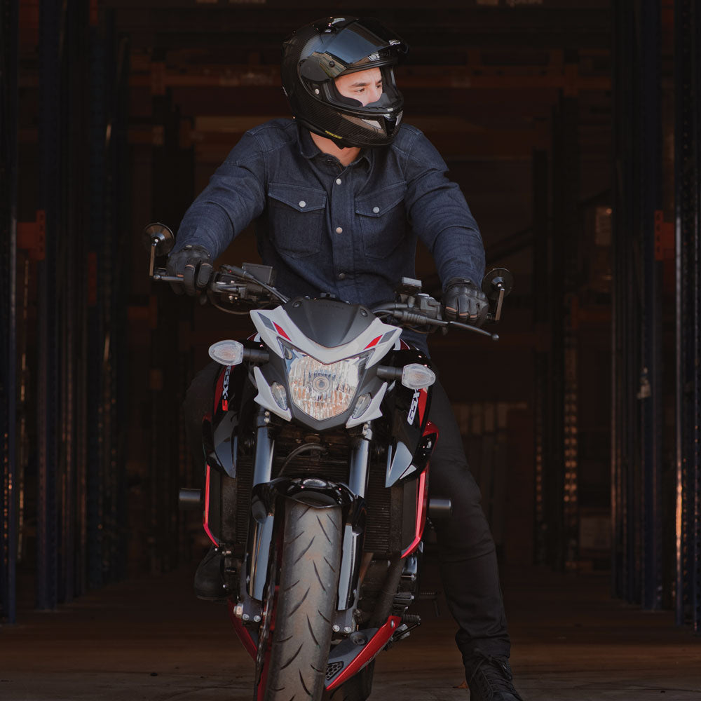 Oxford Original Approved AA Armoured Mens Shirt Indigo