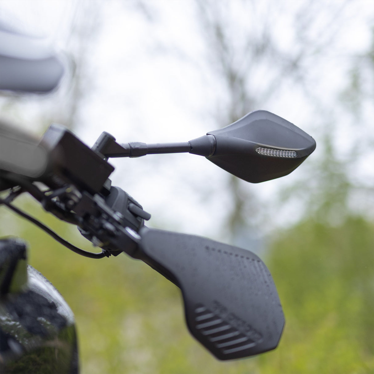 Oxford OX512 Universal Motorcycle Mirror Signal Indicator LED Adjust 10mm Left