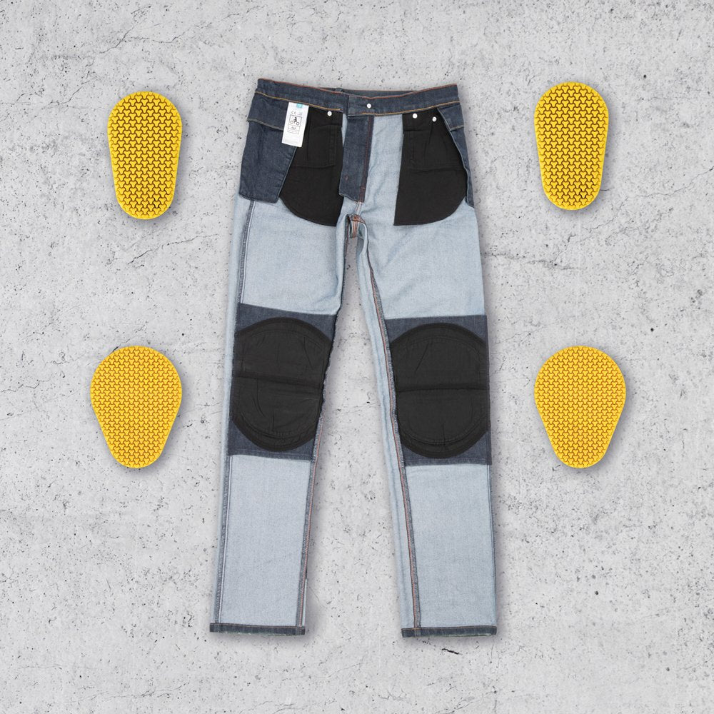 Oxford Original Approved AA Dynamic Men's Motorcycle Jeans Straight Blue