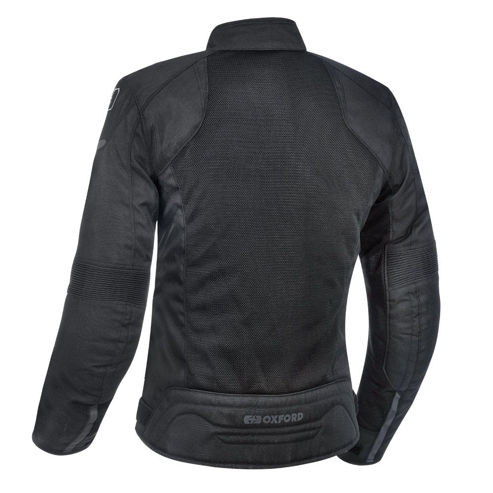 Oxford Iota 1.0 Air Ladies Motorcycle Jacket Stealth Black