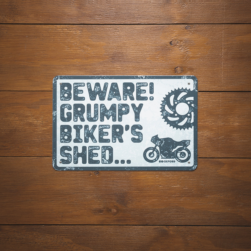 Oxford OX384 Garage Workshop Metal Sign: BEWARE