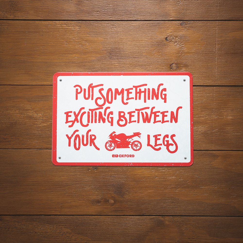 Oxford OX389 Garage Workshop Metal Sign: EXCITING