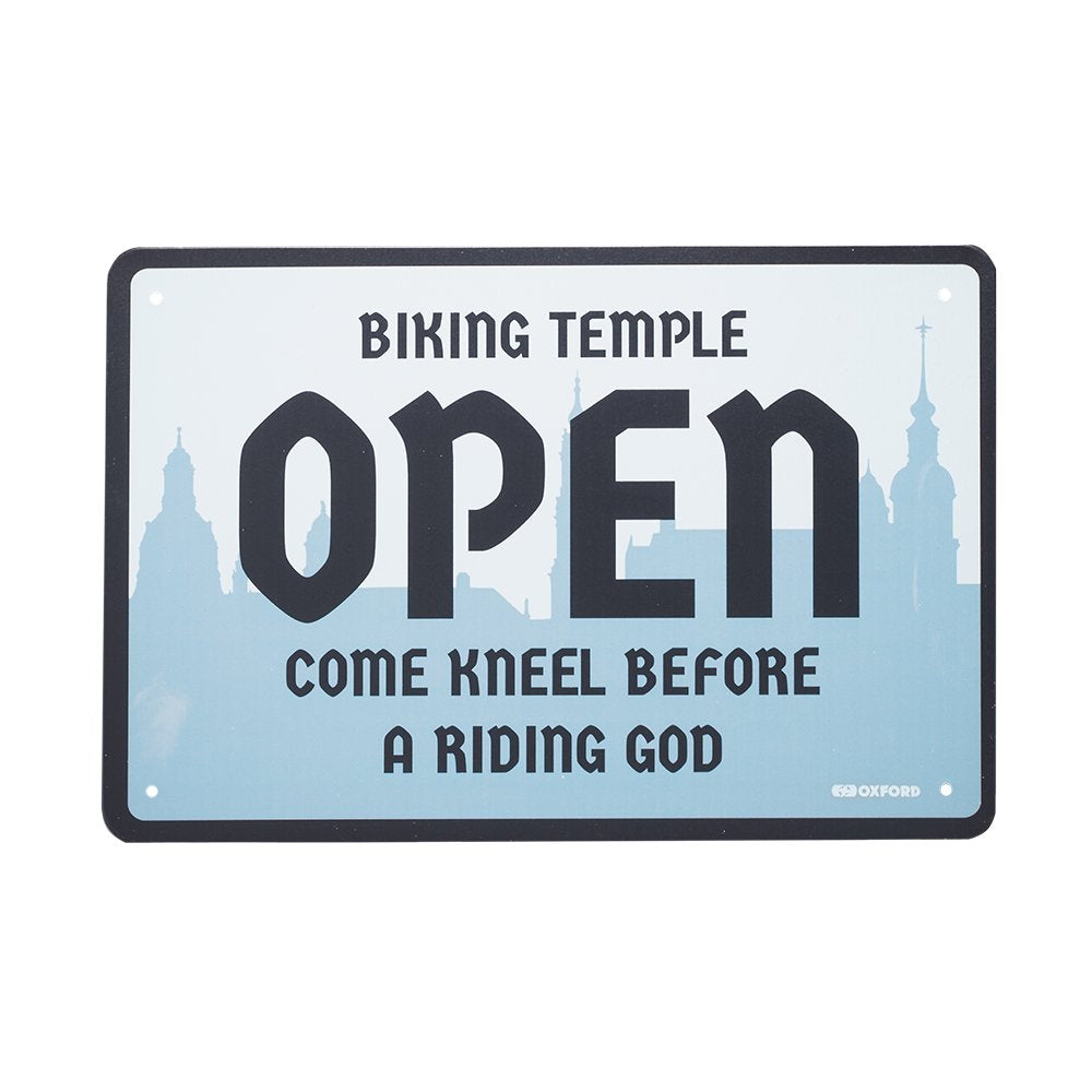 Oxford OX387 Garage Workshop Metal Sign: TEMPLE