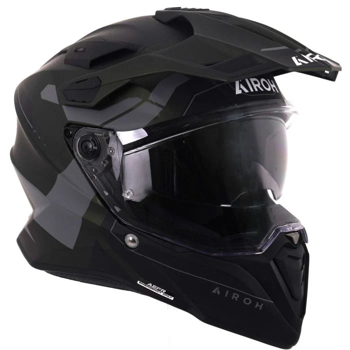 Airoh Commander 2 Reveal Military Green Motorcycle Helmet